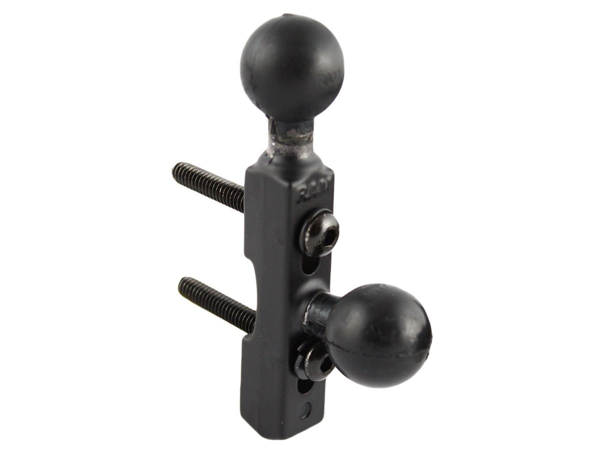 RAM Mounts Motorrad-Basisbefestigung Lenker/Bremse/Kupplung mit zusätzlicher Kugel - B-Kugel (1 Zoll)