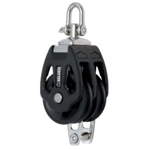 Seldén Serie PBB 50 Block doppelt mit Hundsfott (50mm)