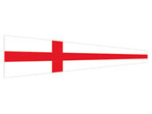 Talamex Zahlenwimpel Abm. 25 x 88 cm Signalflagge 8 Eight
