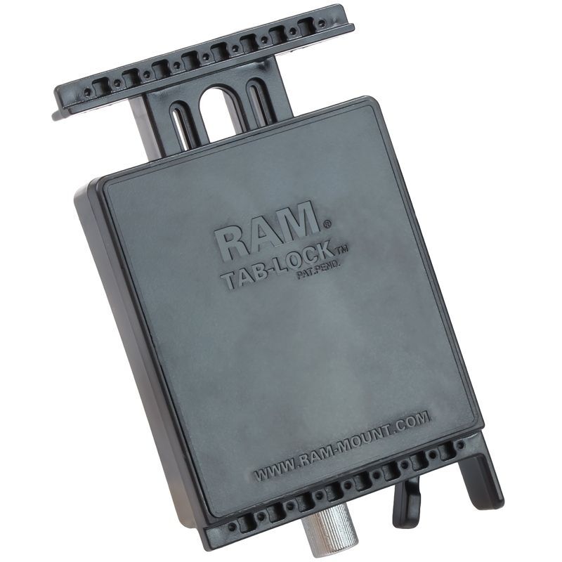 RAM Mounts Tab-Lock Basisplatte (abschließbar, ohne Endkappen) - AMPS-Aufnahme, Schrauben-Set