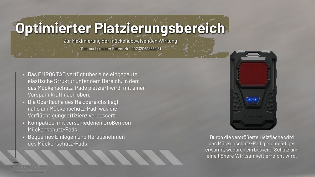 Nitecore EMR06 TAC - Mückenabwehr