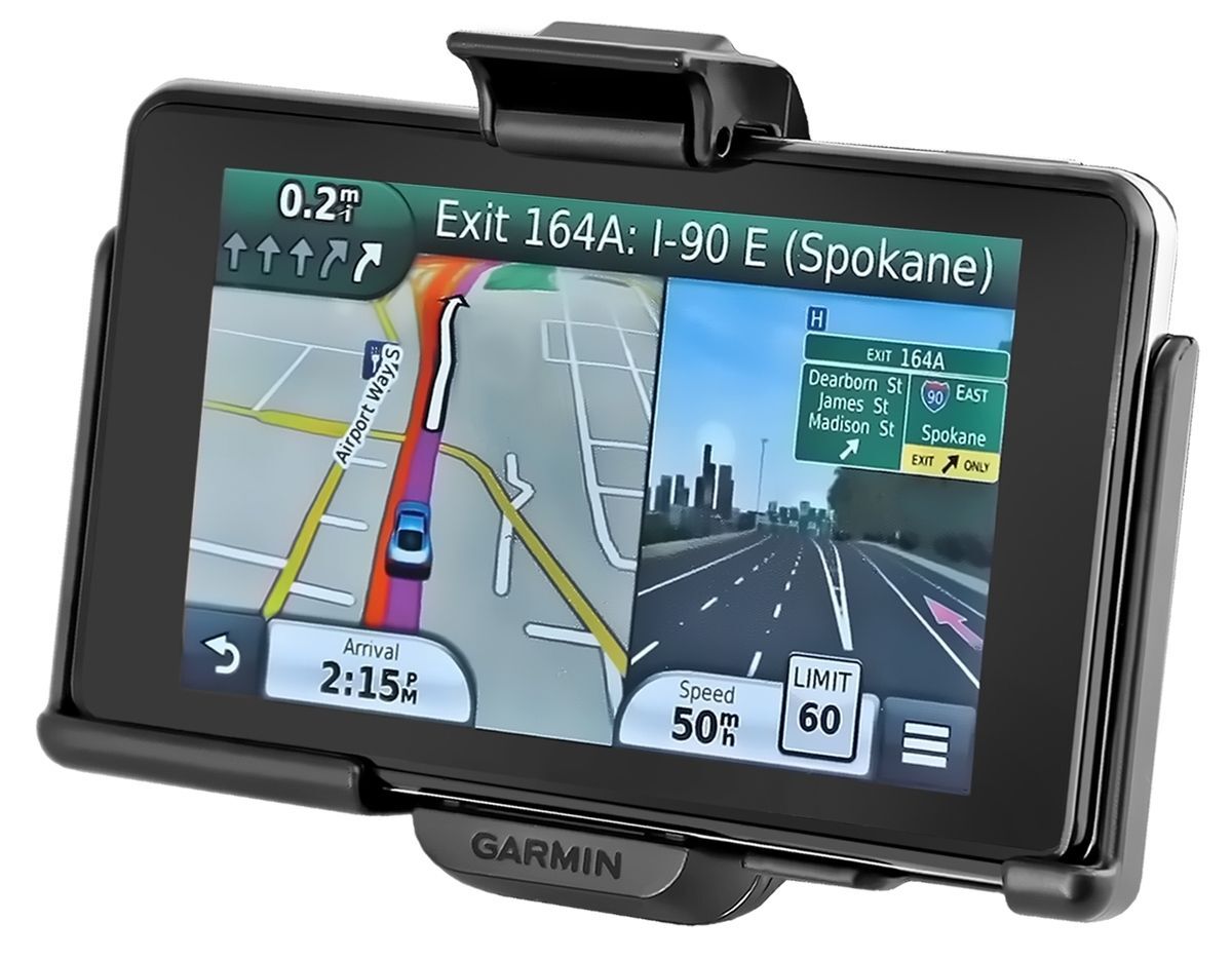 RAM Mounts Gerätehalteschale für Garmin nüvi 34xx/37xx Serien (ohne Schutzhüllen) - Diamond-Anbindung (Trapez), Schrauben-Set, im Polybeutel
