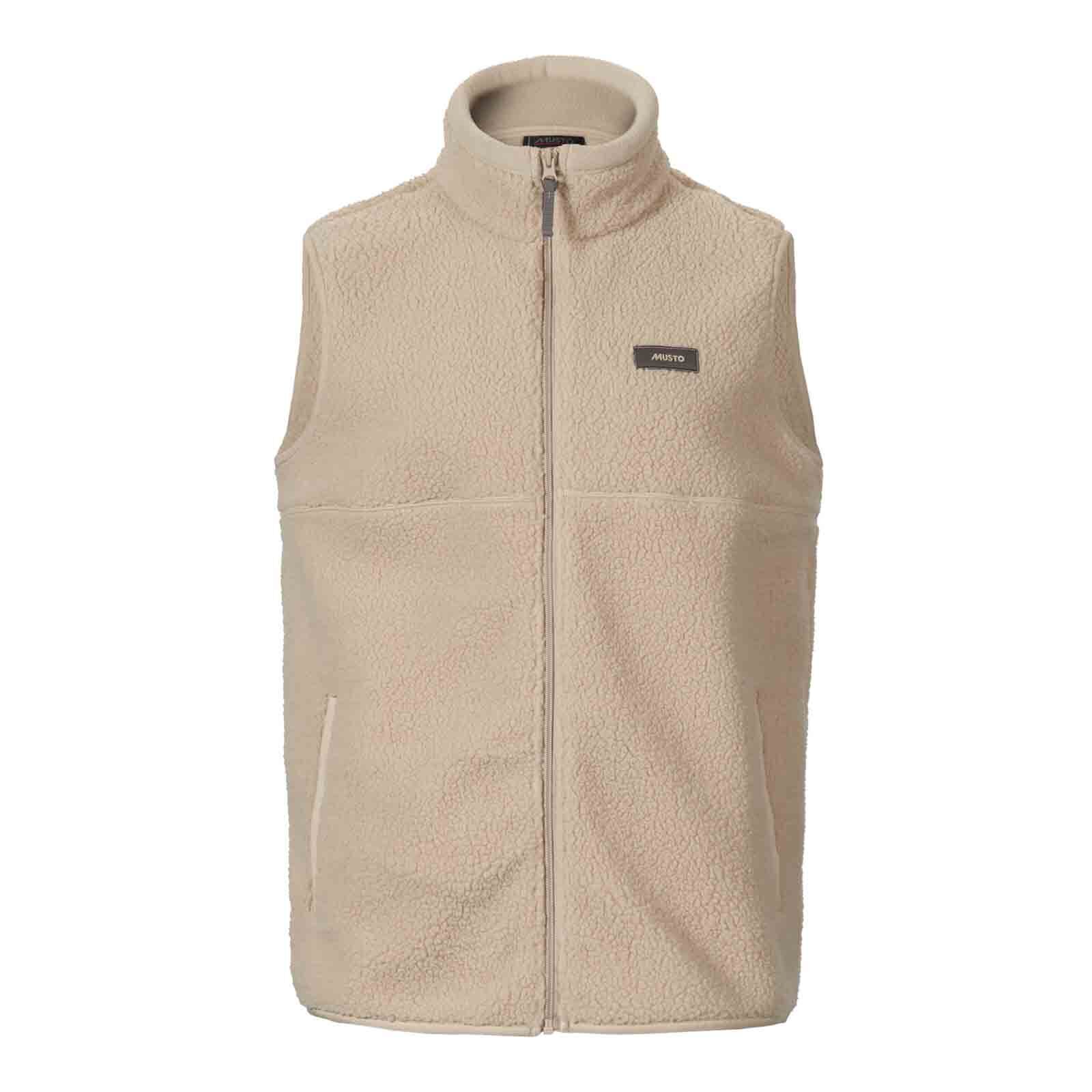 Musto Cove Deep Pile Fleeceweste - Pure Cashmere