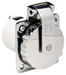 31gaErNp3UL Landanschluss Marinco 16A 125V Edelstahl Bordeinspeisung 303SSEL-BX