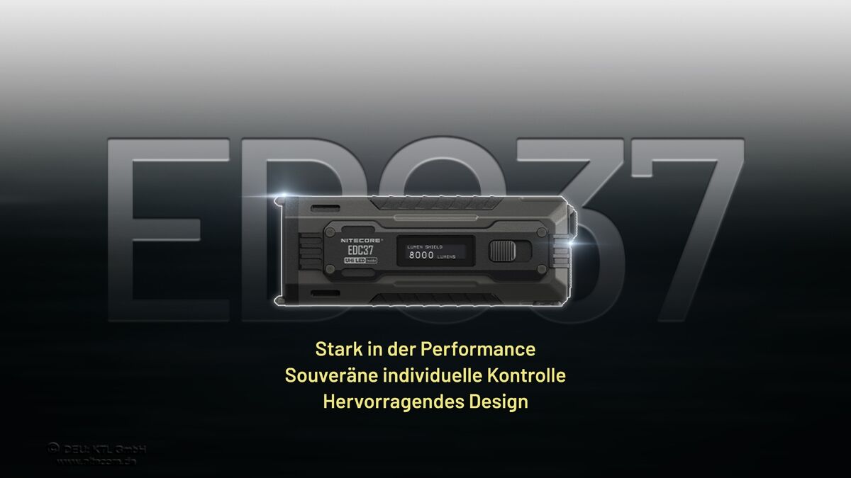 Nitecore EDC37 - 8000 Lumen