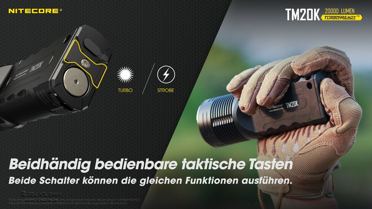Nitecore TM20K - 20000 Lumen