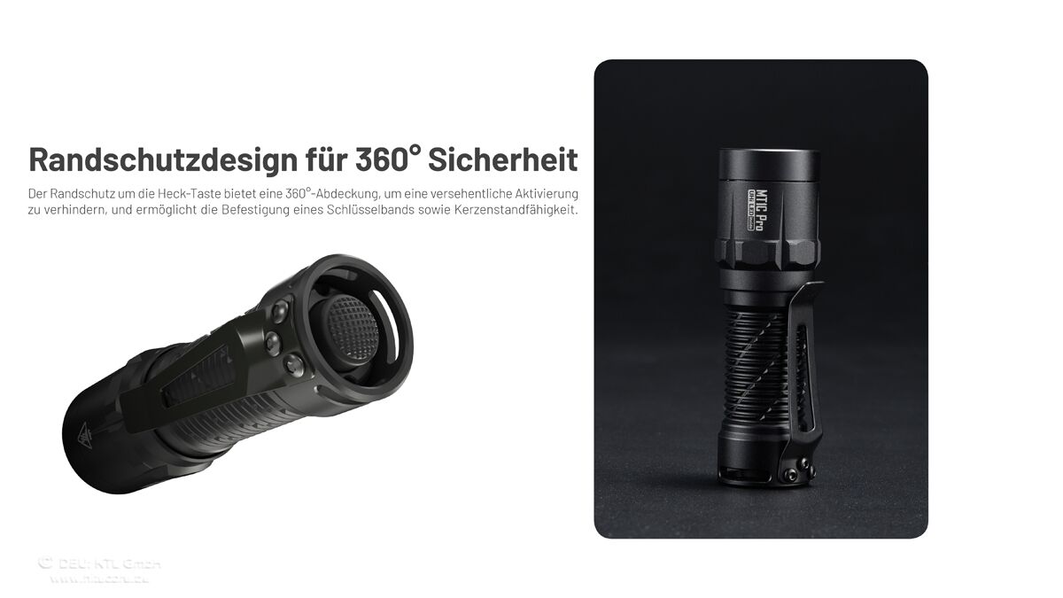 Nitecore MT1C PRO - 1000 Lumen