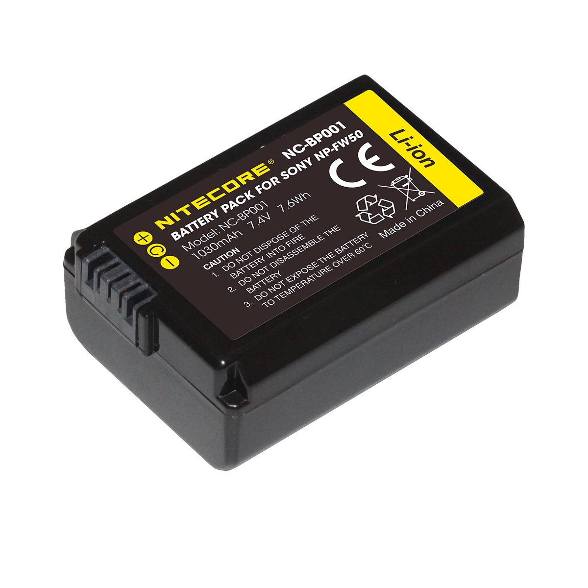 Nitecore NP-FW50 Kamera Akku für Sony