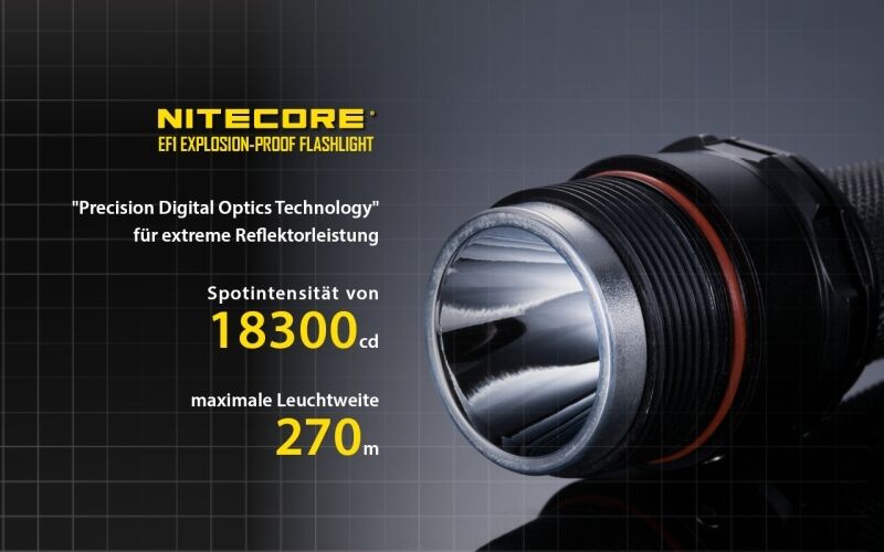 Nitecore EF1 - ex-geschützte Lampe