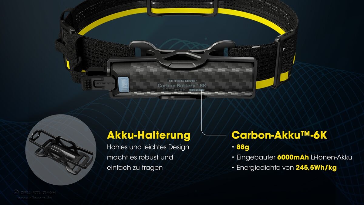 Nitecore Carbon Battery™ 6K Extension Kit