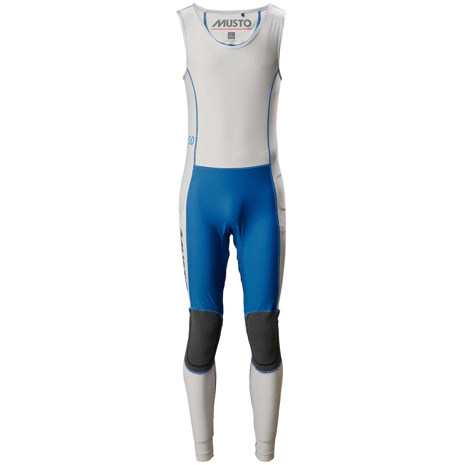 Musto Sunblock Dynamic Long John - Light Grey/ Sky Diver