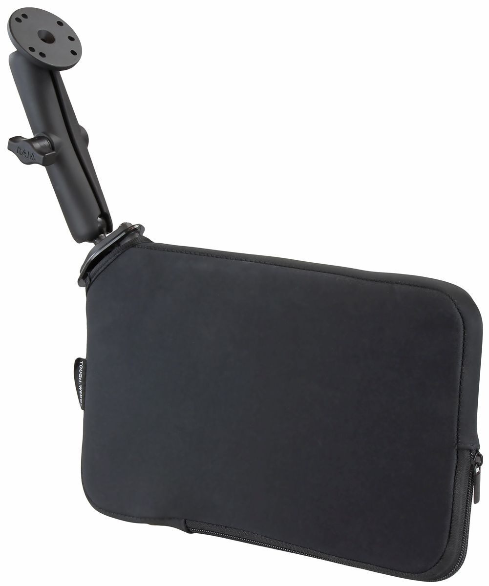 RAM Mounts Tough-Wedge Set - Zwischenraumpolster (ohne Pumpe), Diamond-Basisplatte (Trapez), mittlerer Verbindungsarm, runde Basisplatte, B-Kugel (1 Z