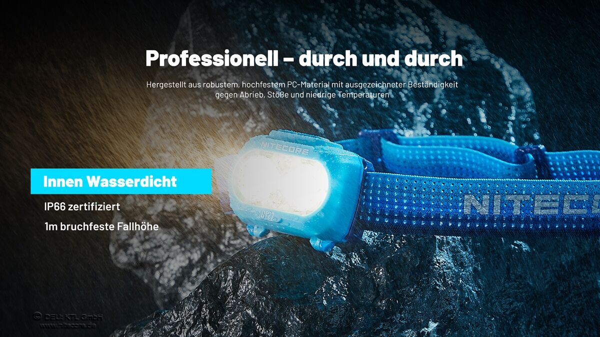 Nitecore UT27 MB - 800 Lumen Weißlicht, 150 Lumen Rotlicht