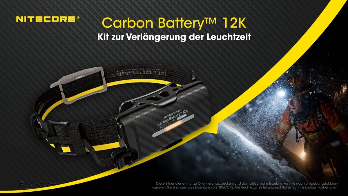 Nitecore Carbon Battery™ 12K Extension Kit