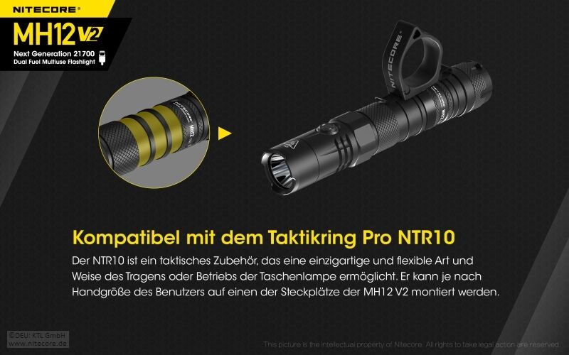 Nitecore MH12 V2 - 1200 Lumen