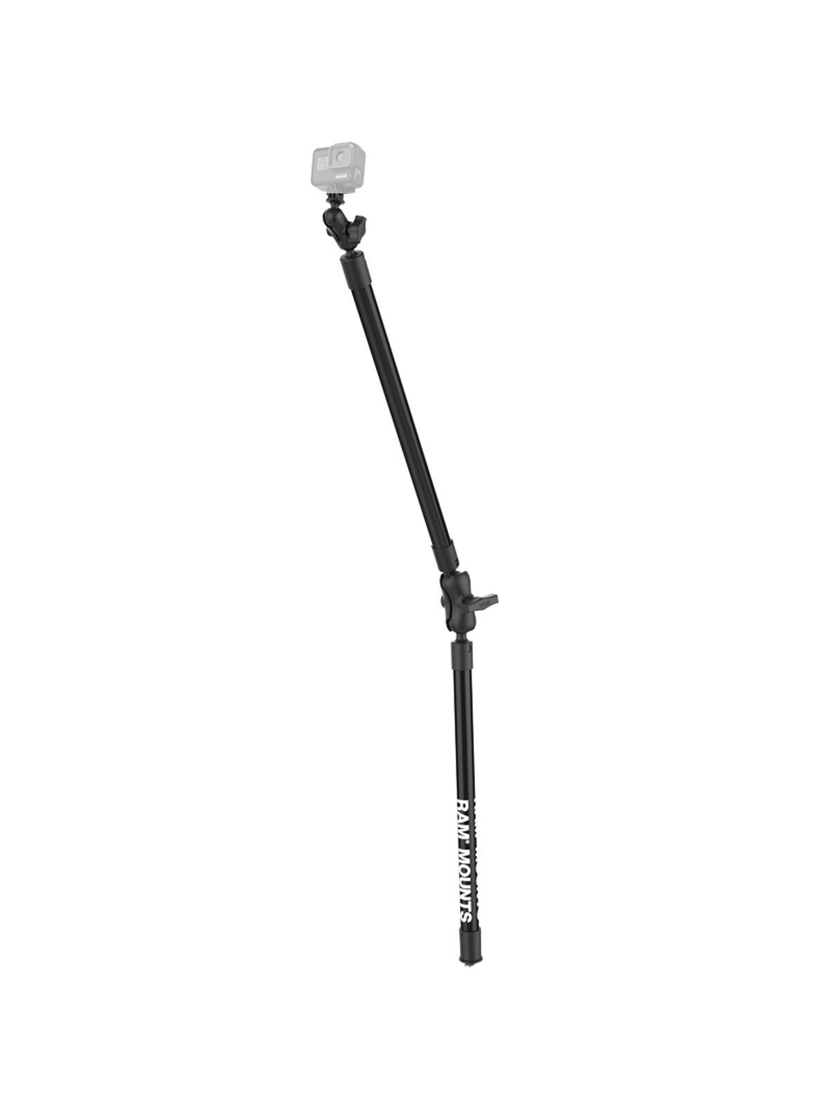 RAM Mounts Verbundstoff Kameraarm für GoPro Action Kameras - mit Armen (18 u. 18 Zoll), GoPro-Adapter, B-Kugel (1 Zoll)