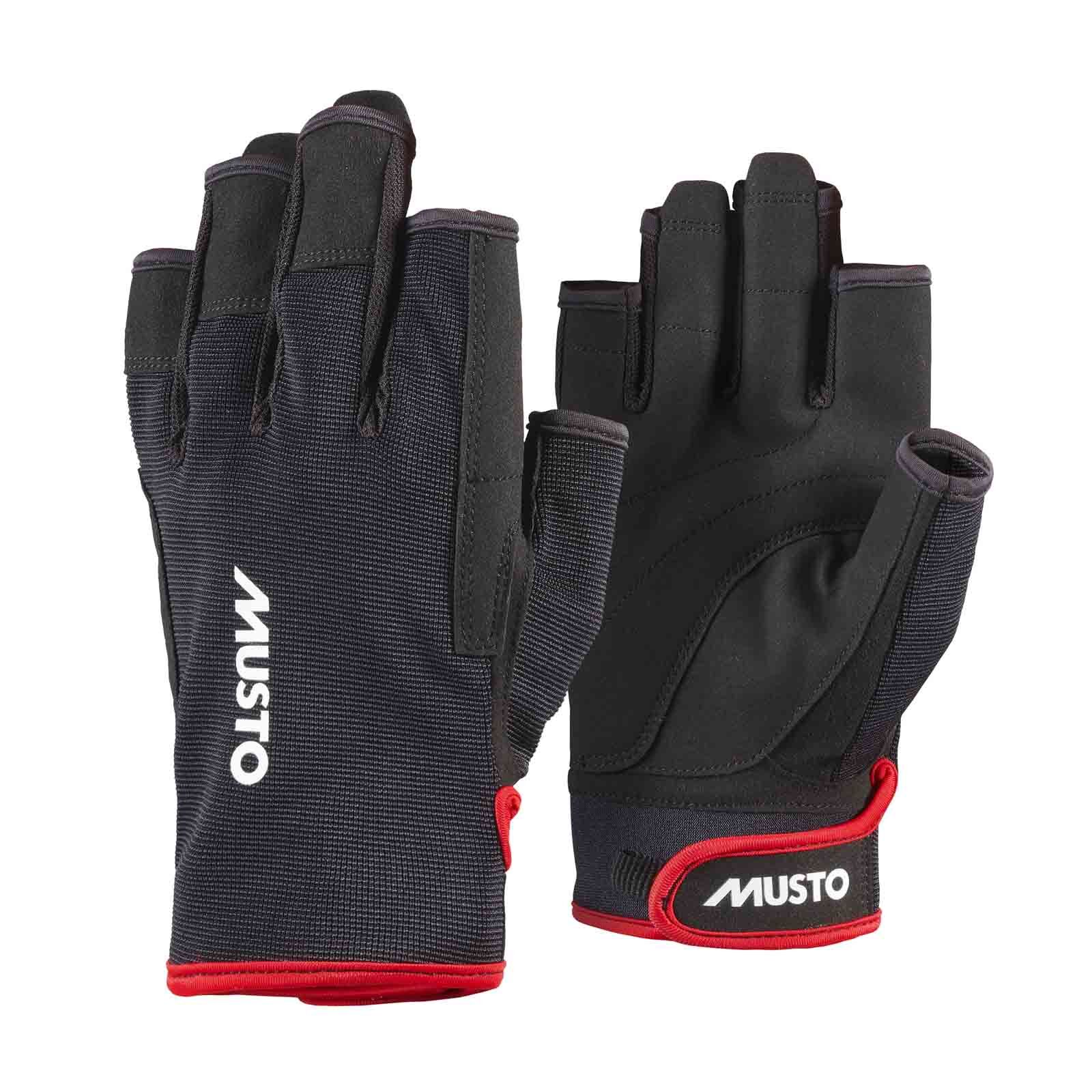 Musto Essential Handschuh kurze Finger - Black