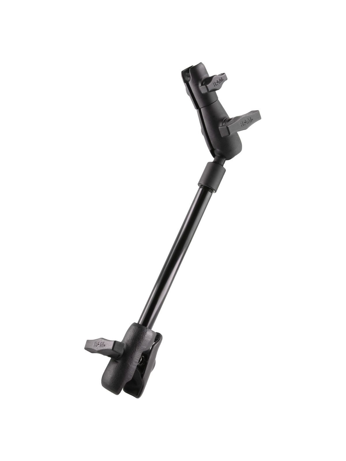 RAM Mounts Pipe Verlängerungsarm für Rollstühle - C-/B-Kugel (1 u. 1,5 Zoll), Armlänge ca. 480mm, C-Kugel Aufnahme (unten), B-Kugel Anbindung (oben)