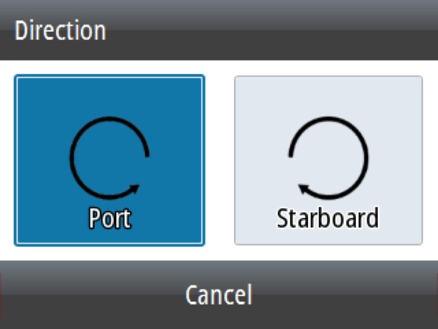 AP44_ModeMenu3_AP44-Screenshot_15117 Simrad AP48 Komfort Autopilot Bedienteil
