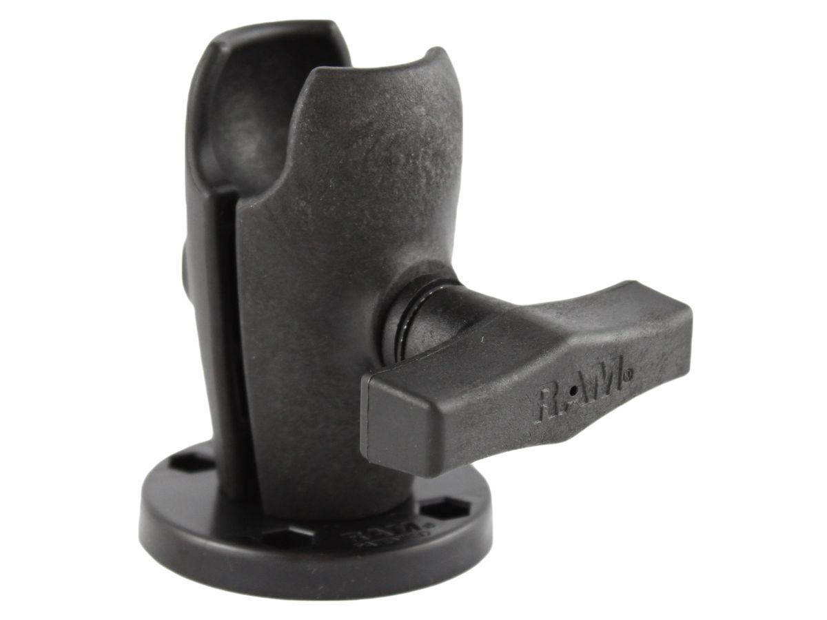 RAM Mounts runder Verbundstoff-Sockel mit Octagon-Anbindung und C-Kugel Aufnahme (1,5 Zoll) - im Polybeutel