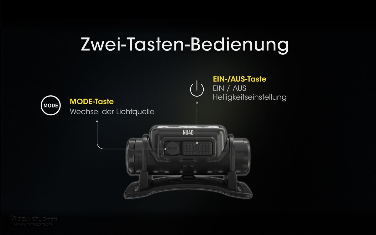 Nitecore NU40 - 1000 Lumen