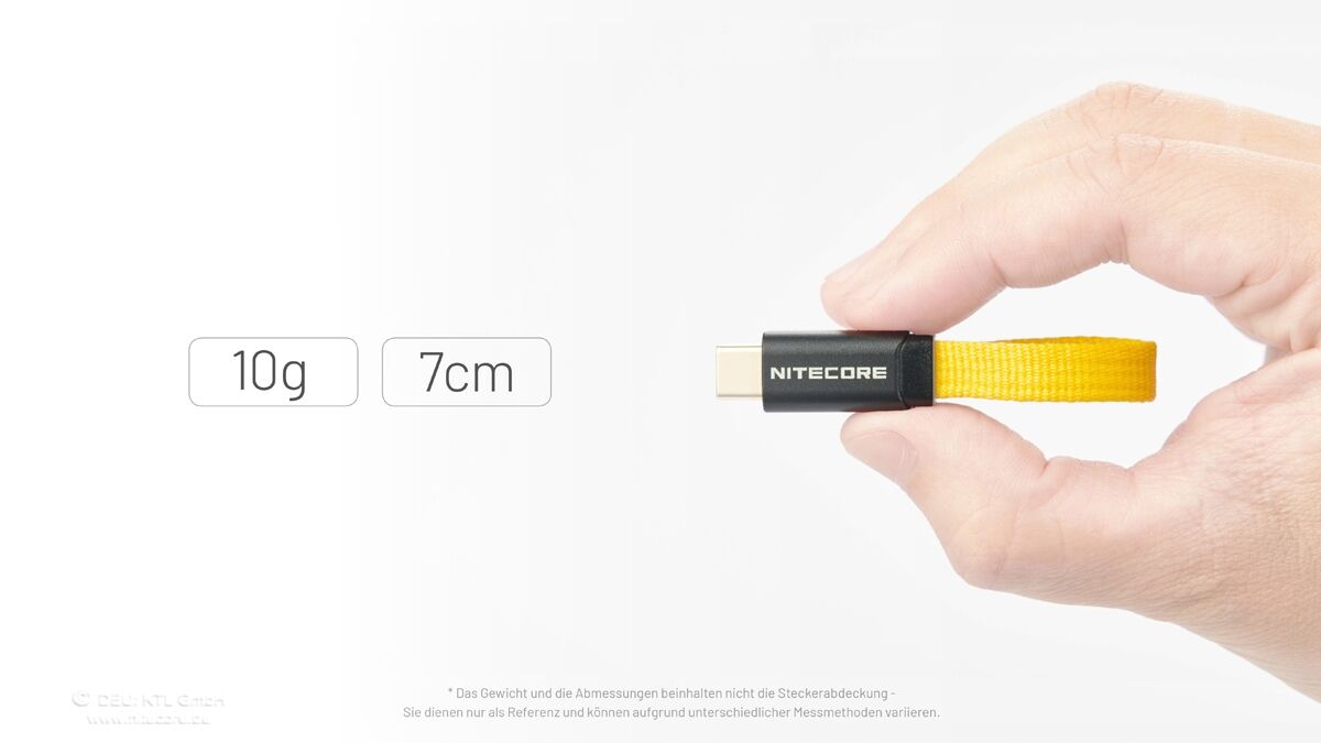 Nitecore NLink 10 USB-C Ladekabel - 60W
