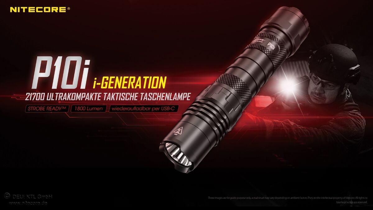 Nitecore P10i - 1800 Lumen