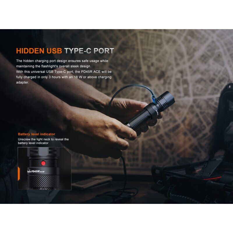 Fenix PD45R ACE LED Taschenlampe