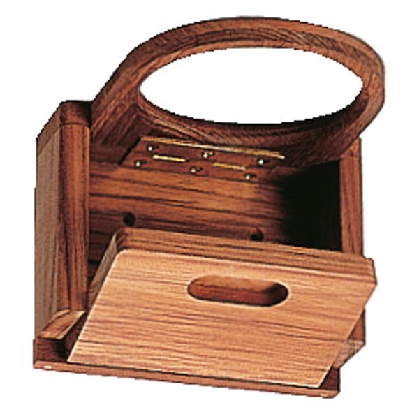Roca Flaschenhalter Teak klappbar 12,5x4,5x10,5cm Roca Flaschenhalter Teak klappbar 12,5x4,5x10,5cm