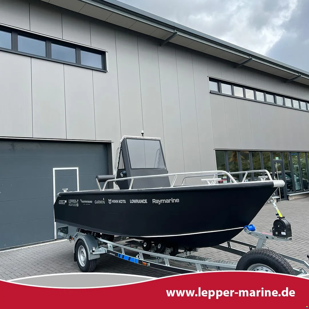 Gliseris GS53 Aluminium Motorboot Center Console Ausstellungsboot