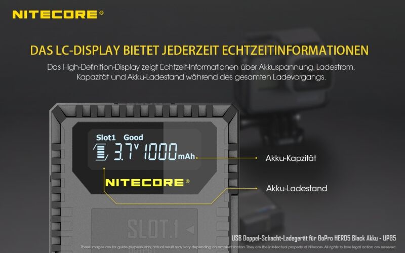Nitecore Ladegerät UGP5