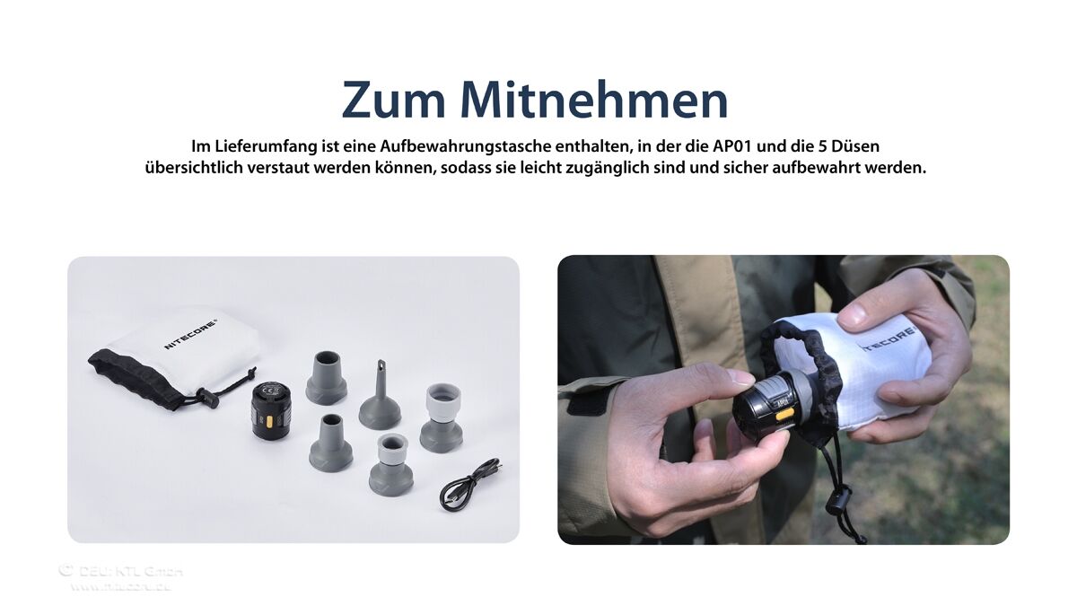 Nitecore AP01 - Minipumpe
