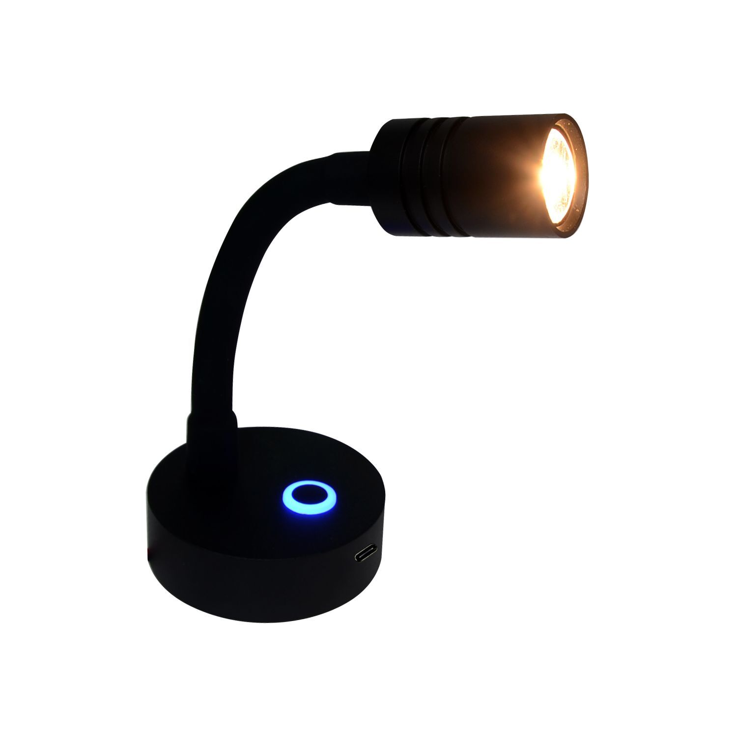 Talamex LED Wandleuchte Apollo 10-30V dimmbar mit USB-C Fastcharge