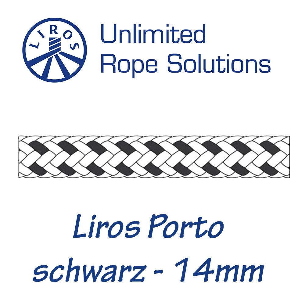 Liros Porto weiß/schwarz 14mm