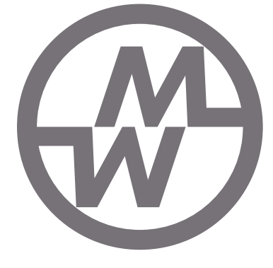 Das Markenlogo von MoriMori zeigt graue Buchstaben in einem Kreis