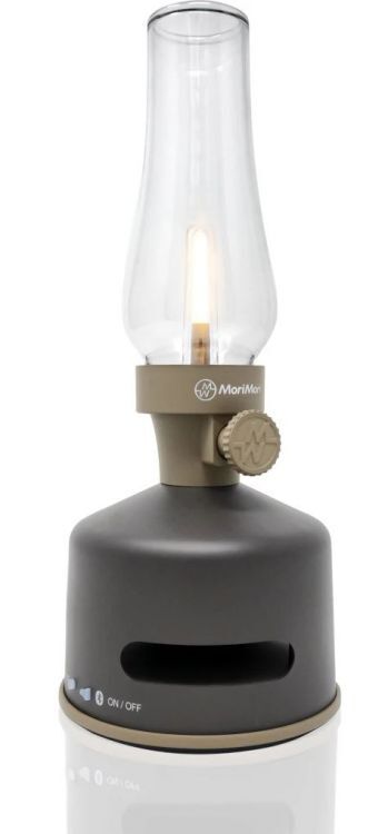 MoriMori LED Lampe mit USB Ladeanschluss & Bluetooth-Lautsprecher (versch. Farben)