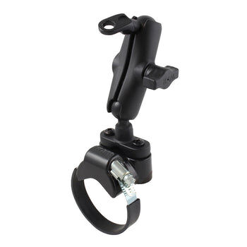 RAM Mounts Lenker-/Rohr-Set - B-Kugel (1 Zoll), Rohrschelle, mittlerer Verbindungsarm, Adapter-Kugel (9 mm Bohrung)