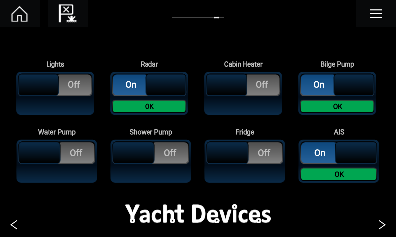 Yacht Devices Circuit Control YDCC-04 mit Raymarine Axiom
