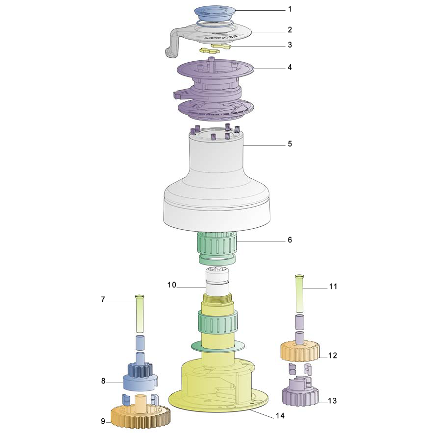 30-50-EVO-EXPLODE Lewmar Ersatzteile für EVO Winschen günstig online kaufen