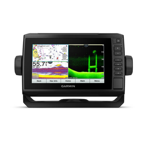 Garmin ECHOMAP UHD 72cv mit GT24-TM-Geber Garmin ECHOMAP UHD 72cv mit GT24-TM-Geber