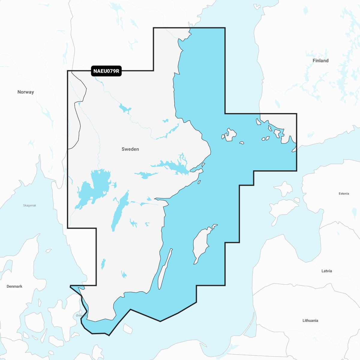 Navionics+ Seekarte Sweden Southeast (NAEU079R) Navionics+ Seekarte Sweden Southeast (NAEU079R)