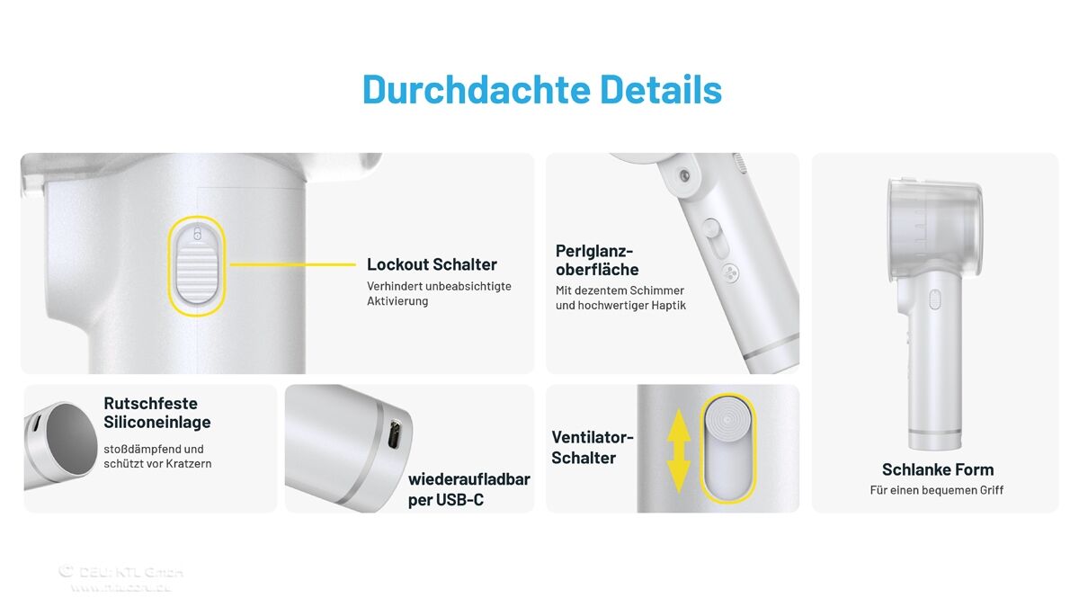 Nitecore izzCool20 Pro - Ventilator mit Zersteuber, grün
