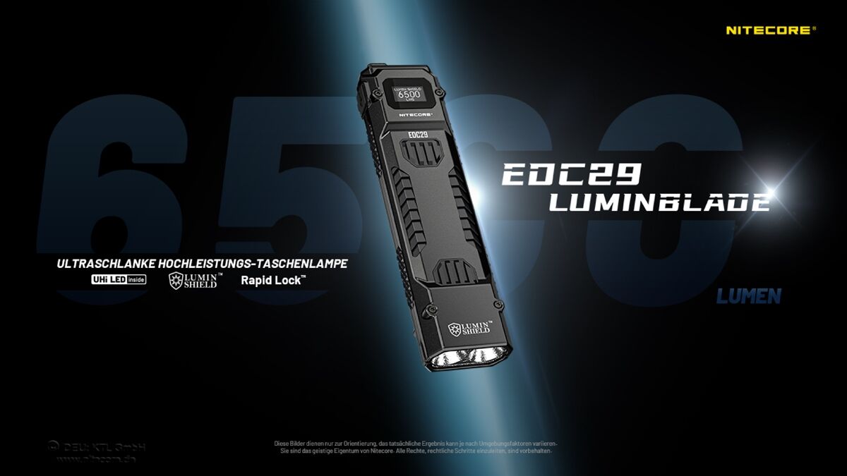 Nitecore EDC29 LUMINBLADE - 6500 Lumen