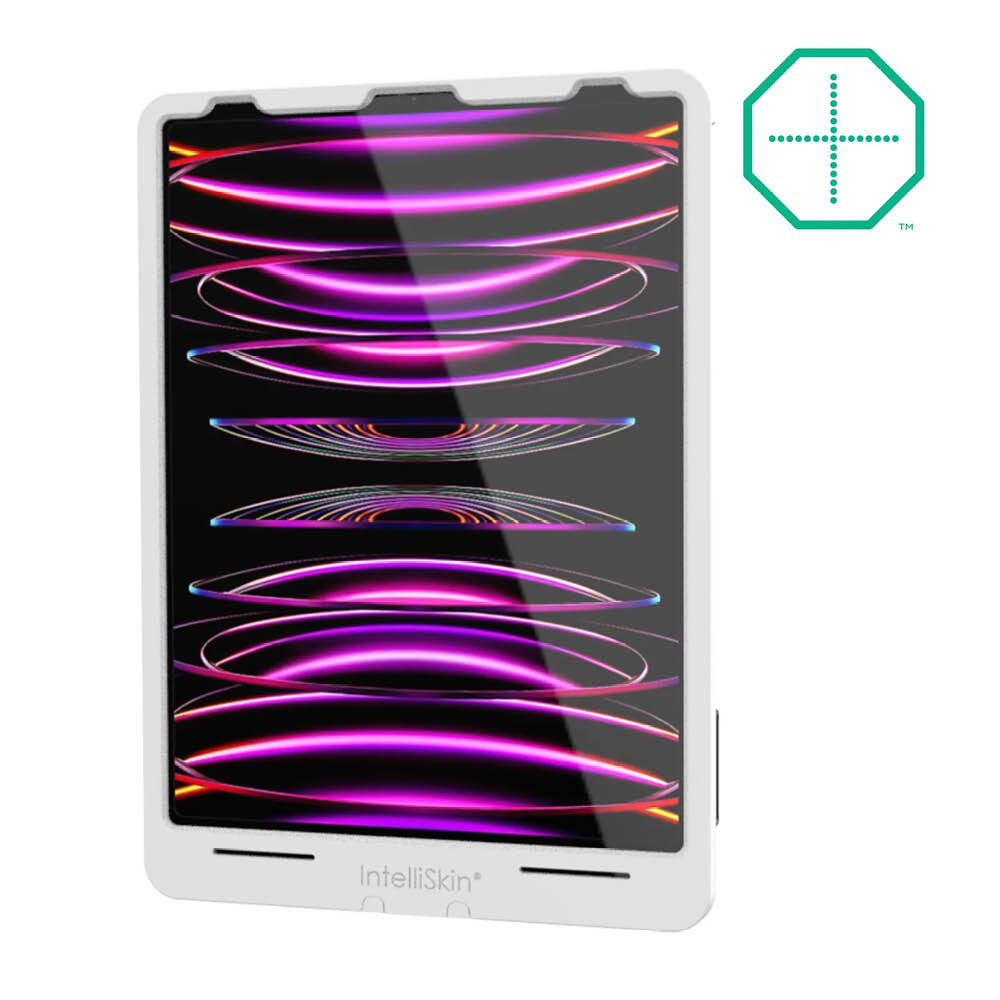 RAM Mounts IntelliSkin Thin Case Ladeschutzhülle für Apple iPad Pro 12.9 (3.-5. Gen.) - GDS-Technologie - Rückseitige Pogo-Pads - USB-C-Anschluss (Extern) - Grau