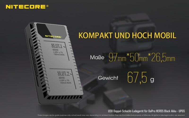 Nitecore Ladegerät UGP5