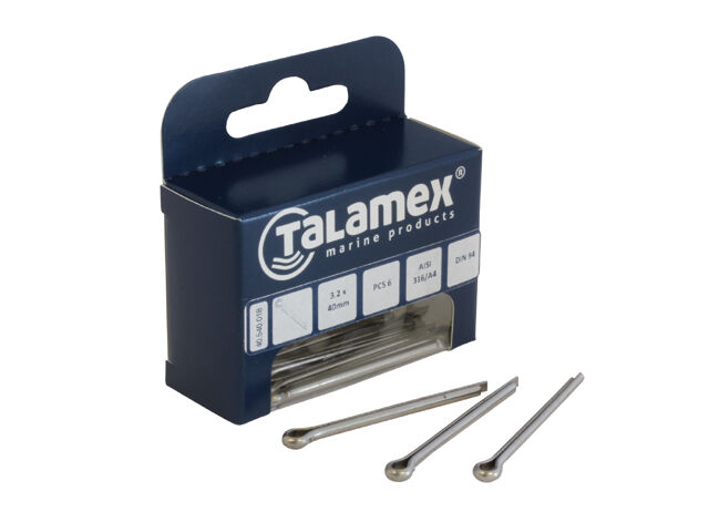 LNKZ7569 Talamex Splint Edelstahl gerade (verschiedene Größen)