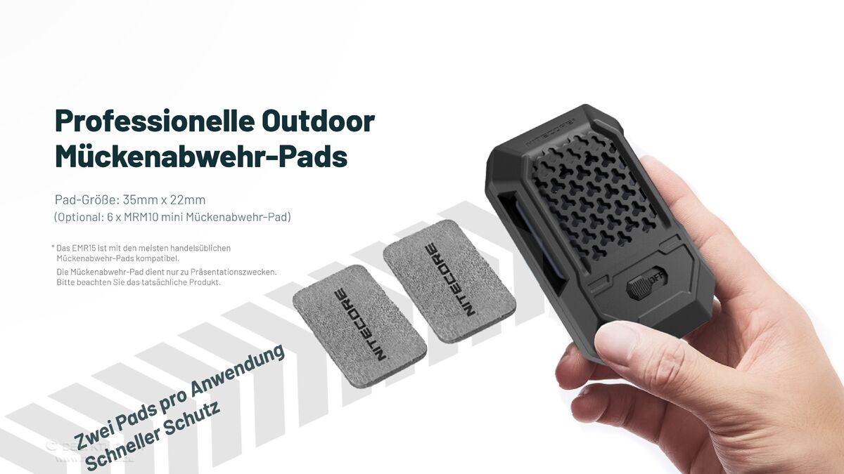 Nitecore EMR15 - Mückenabwehr