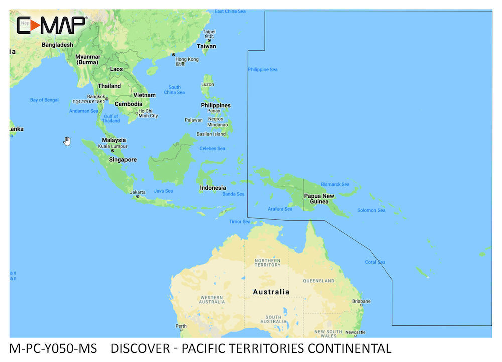 C-MAP DISCOVER: M-PC-Y050-MS Pacific Territories Continental günstig ...