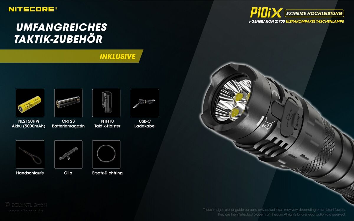 Nitecore P10iX - 4000 Lumen
