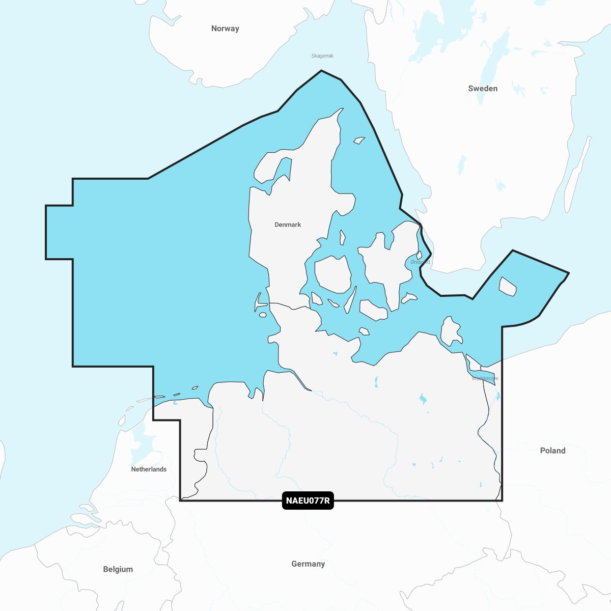 Navionics+ Seekarte Denmark & Germany North (NAEU077R) Navionics+ Seekarte Denmark & Germany North (NAEU077R)